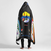 ｐｉｎｂａｌｌ Large Hooded Sherpa Blanket