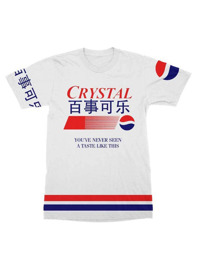 Crystal Pepsi T Shirt - Public Space xyz - vaporwave aesthetic clothing fashion, kawaii, pastel, pastelgrunge, pastelwave, palewave