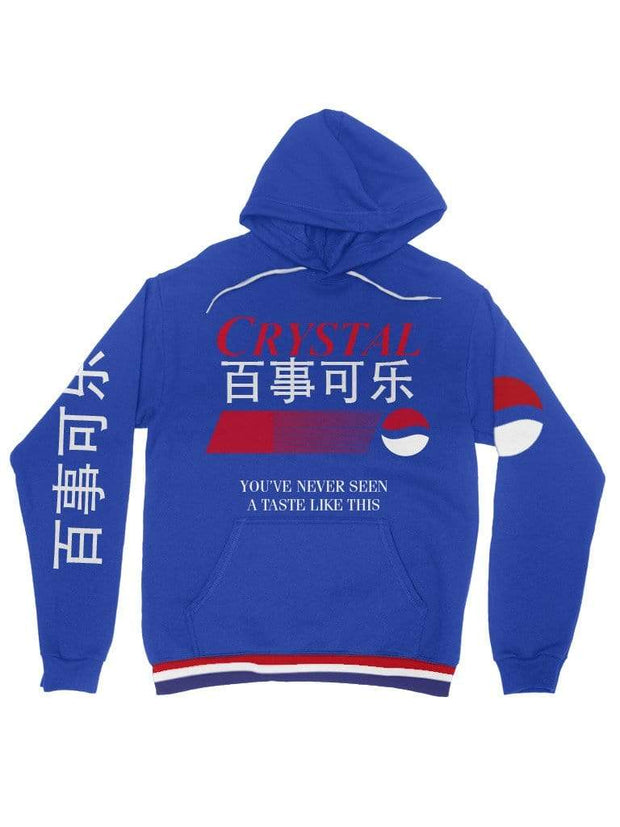 crystal pepsi (blue) hoodie