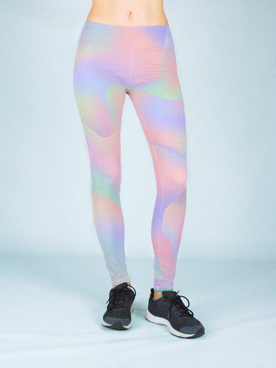 Hologram Yoga Pants - Public Space xyz - vaporwave aesthetic clothing fashion, kawaii, pastel, pastelgrunge, pastelwave, palewave