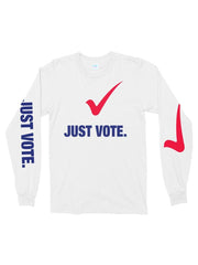 just vote cotton long sleeve t