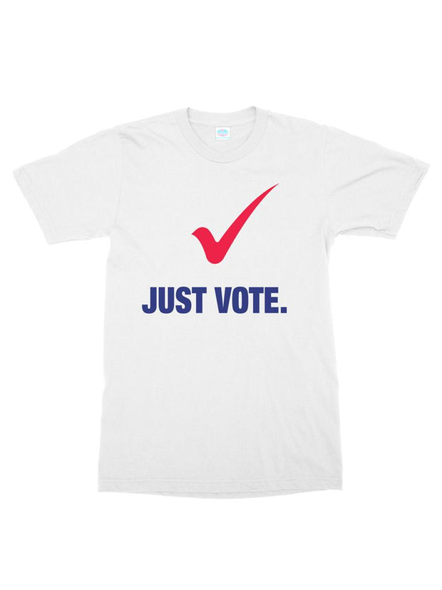 just vote cotton t-shirt