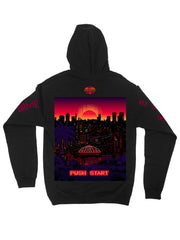 outrun sunset hoodie