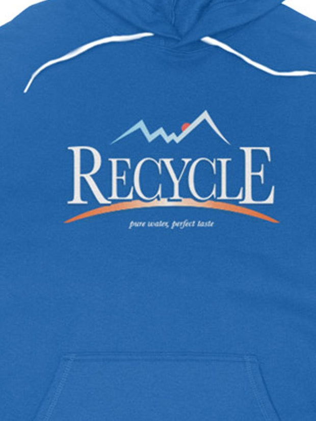 recycle aquafina hoodie