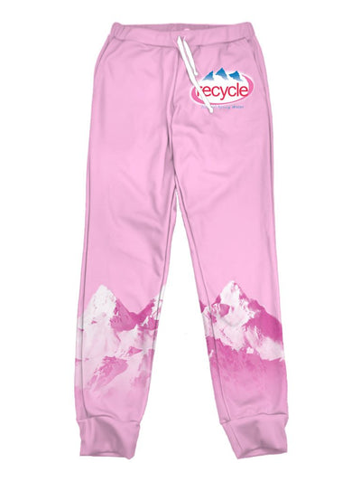 recycle evian joggers