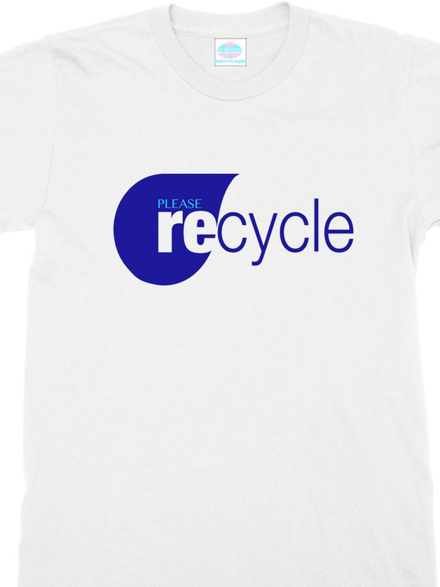 recycle smart water t-shirt
