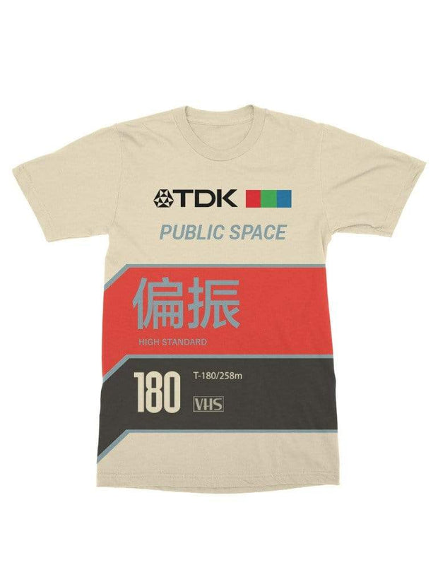 tdk vhs t-shirt - Public Space xyz - vaporwave aesthetic clothing fashion, kawaii, pastel, pastelgrunge, pastelwave, palewave