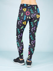 Memphis Crayon Yoga Pants - Public Space xyz - vaporwave aesthetic clothing fashion, kawaii, pastel, pastelgrunge, pastelwave, palewave